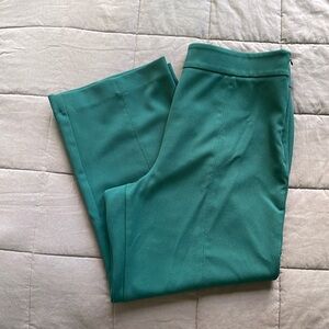 Ann Taylor Cropped Dress Pants in Teal